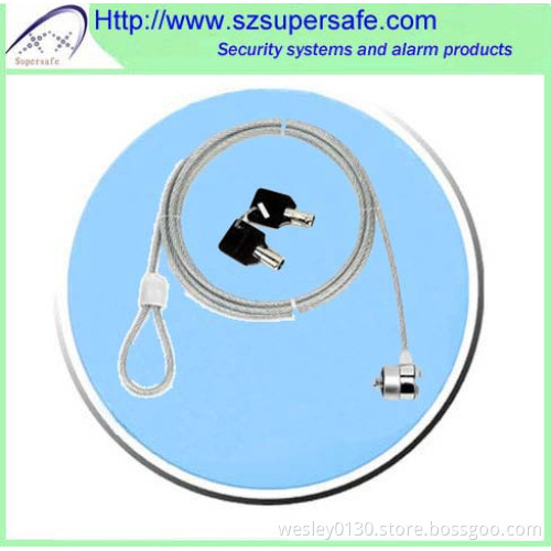 Universal safety cable lock with keys